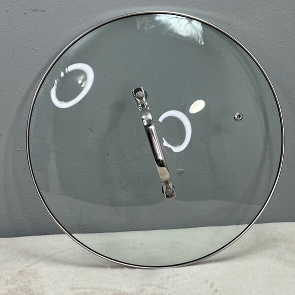 Glass Pot Pan Lid with Handle Dishwasher Safe 12.25" Diameter Replacement - Picture 2 of 4